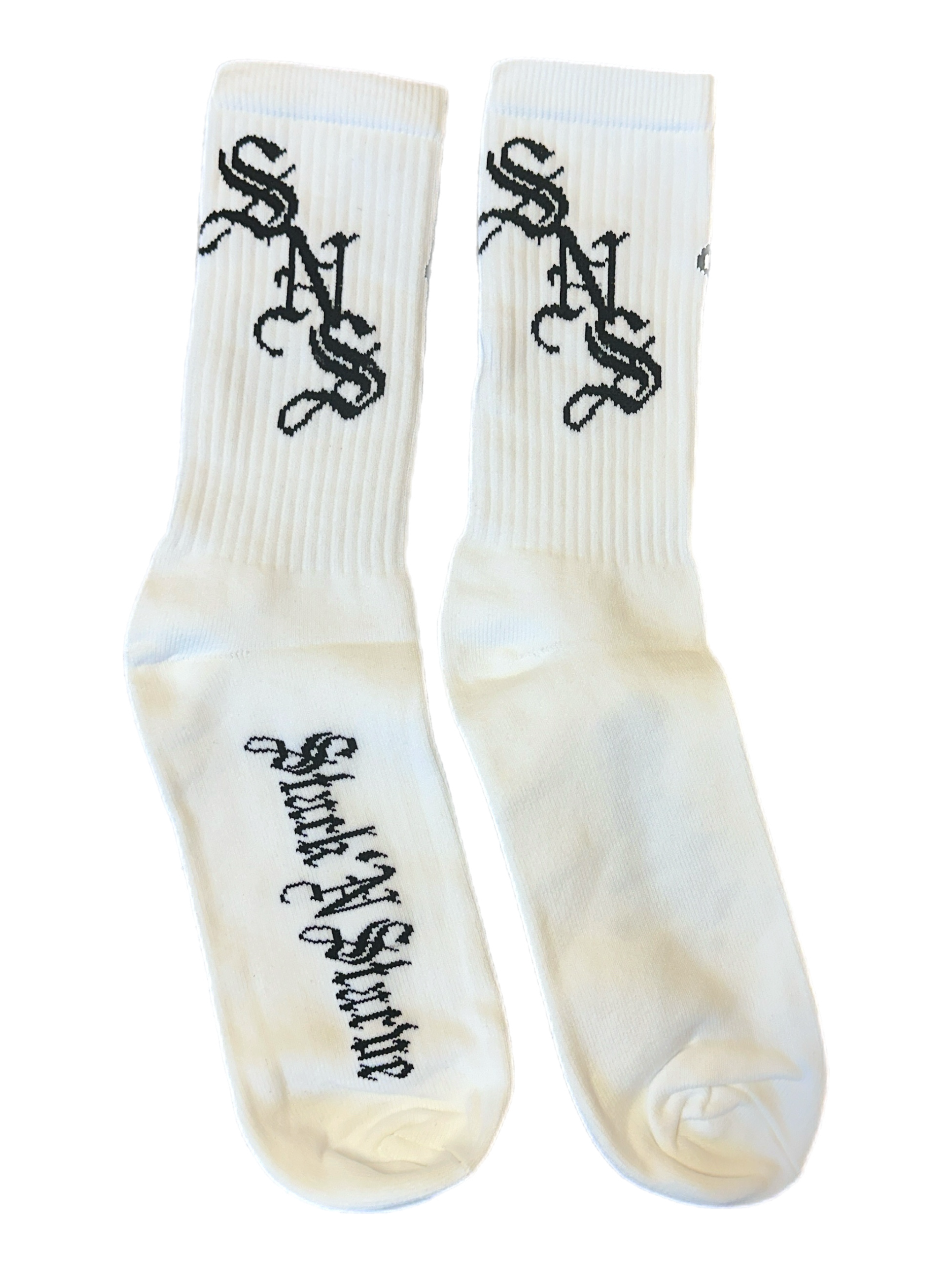 WHITE “SNS” CUSHION SOCKS