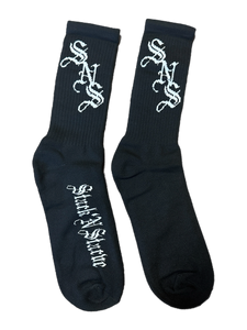 BLACK“SNS” CUSHION SOCKS